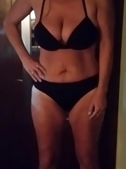 Chicago Mom in bathing suit hotwifeforplay1969 by request.
