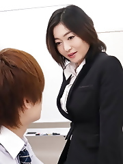 Ryu Enami, Honoka Orihara:: Escalating female bosses -Underw