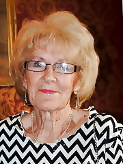 Grandma with glasses no longer plays bingo, but dreams of a big dick